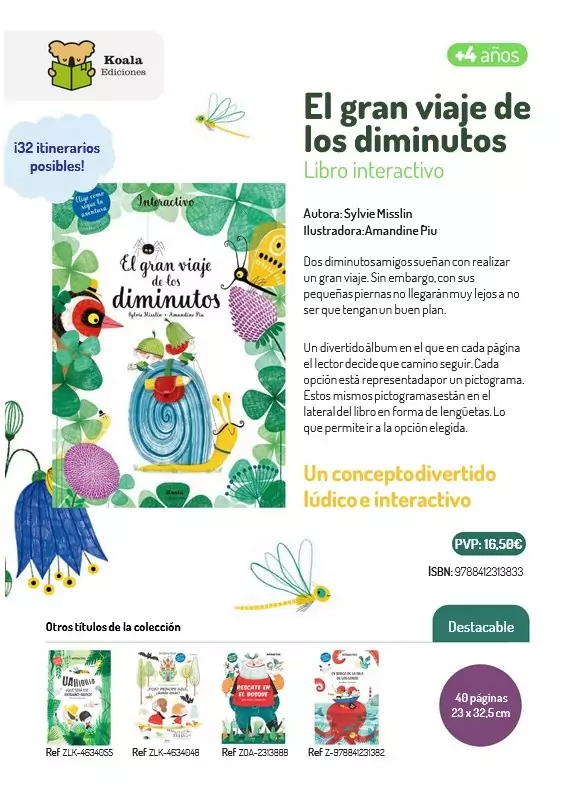 Hoja información de libro